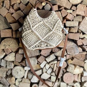 Liliokoi Anabaglish Macrame Crossbody Bag **NEW WITH TAGS**